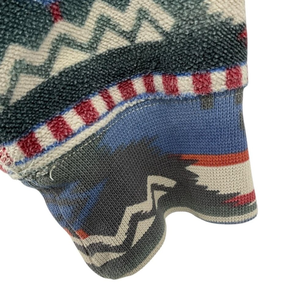 Polo Ralph Lauren Beacon Aztec Southwestern Fleece Hoodie Mens Medium Pullover - Picture 4 of 15